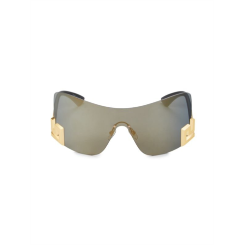 Versace 78MM Greca Framless Shield Sunglasses