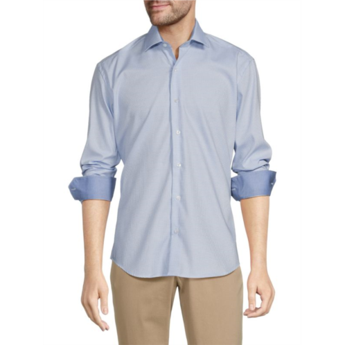 Bertigo Pattern Button Down Shirt