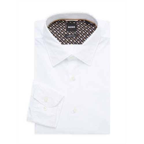 BOSS Solid Casual Fit Dress Shirt