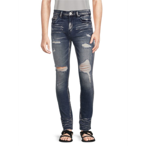 Cult Of Individuality Punk Super Skinny Distressed Jeans