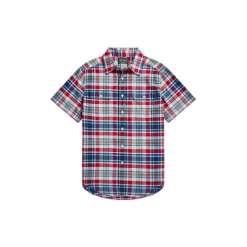 Polo Ralph Lauren Little Boys & Boys Madras Plaid Shirt