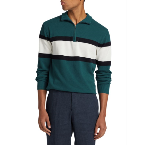 Saks Fifth Avenue Rugby Striped Sweater