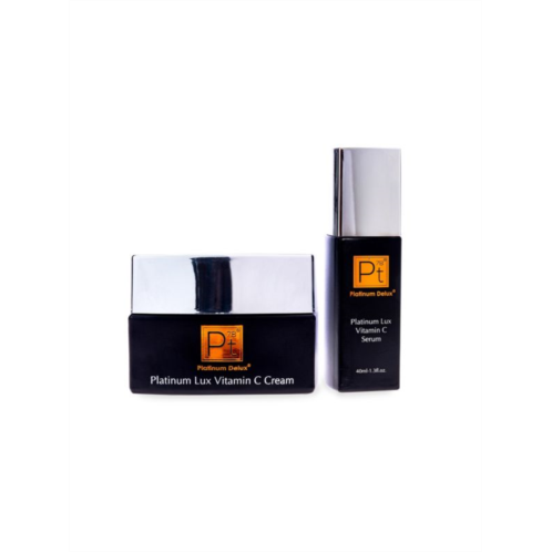 Platinum Delux 2-Piece Platinum Lux Vitamin C Cream & Serum Set