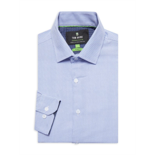 Tom Baine Pattern Slim Fit Dress Shirt