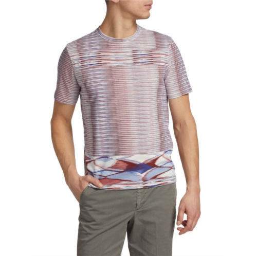 Saks Fifth Avenue Slim Fit Abstract T Shirt