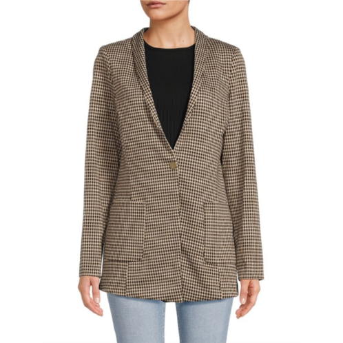 Tommy Hilfiger Houndstooth Mid Blazer