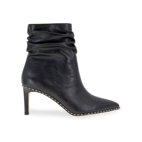 BCBGeneration Manda Studded Ruched Ankle Boots