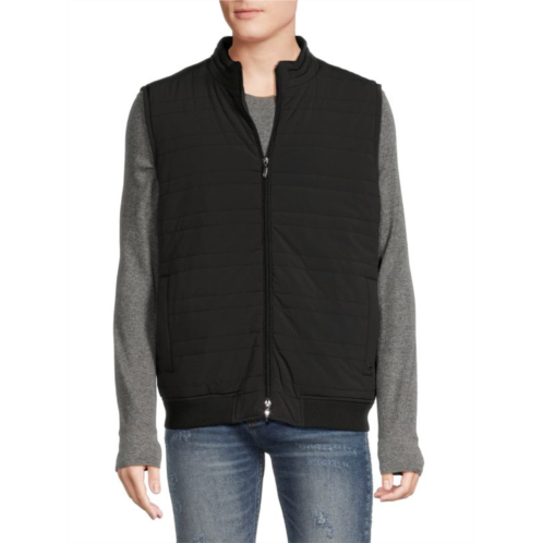 Robert Barakett Miller Quilted Zip Up Vest