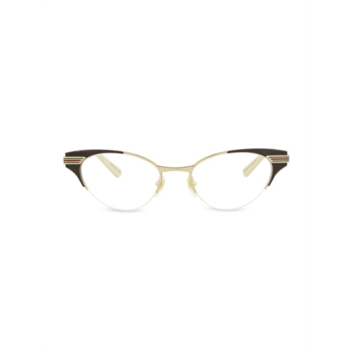 Gucci 50MM Cat Eye Eyeglasses
