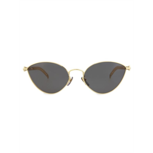 Gucci 57MM Cat Eye Sunglasses With Chain