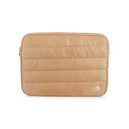 MYTAGALONGS Quilted Ribbed Laptop Sleeve