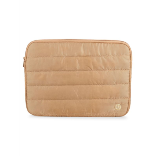 MYTAGALONGS Quilted Ribbed Laptop Sleeve