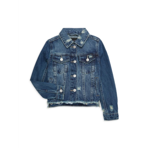 Joe  s Jeans Little Girls Destructed Denim Jacket