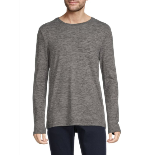 Avalanche Long Sleeve Crewneck Zip Pocket T Shirt