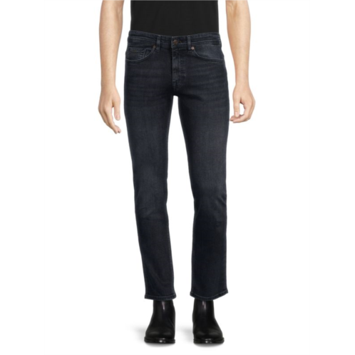 BOSS Delaware Whiskered Slim Fit Jeans