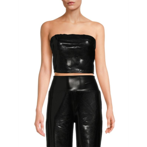 Renee C. Metallic Tube Top