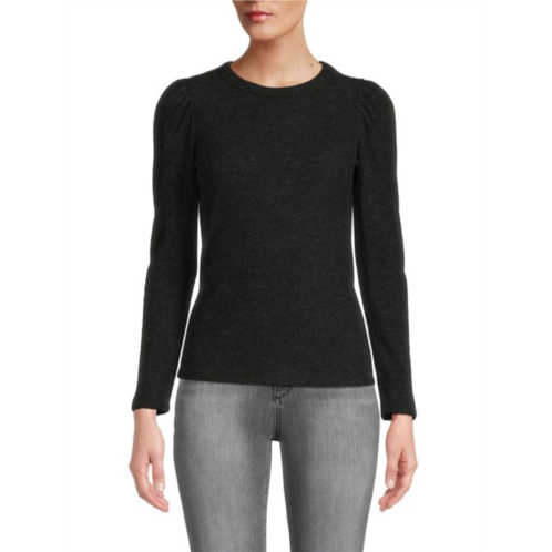 Renee C. Brushed Ribbed Knit Top