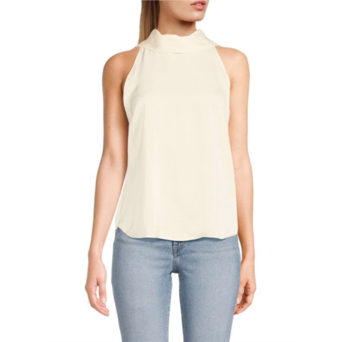 Tommy Hilfiger Tie Back Satin Top