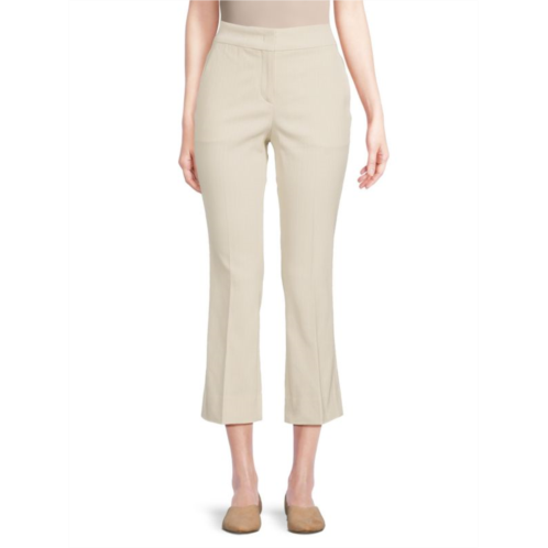 Piazza Sempione Solid Cropped Pants