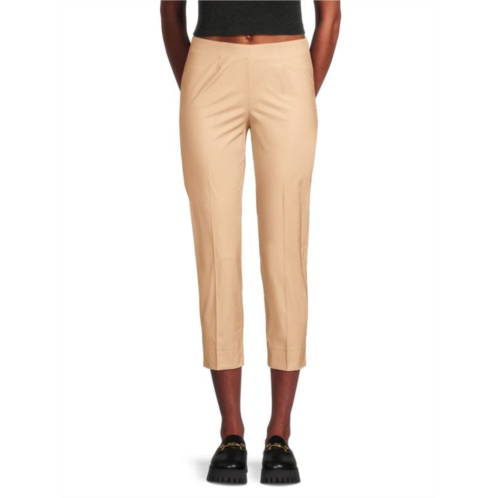 Piazza Sempione Flat Front Cropped Pants