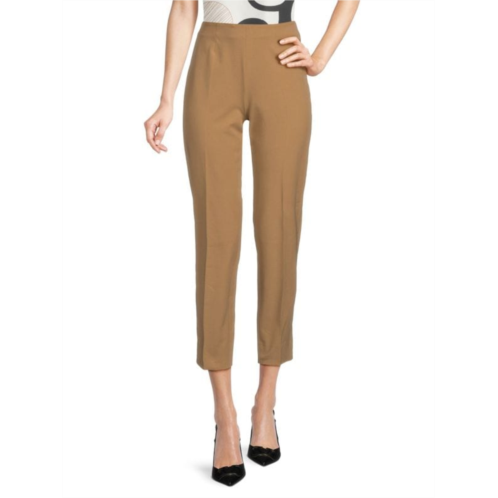 Piazza Sempione Solid Cropped Pants