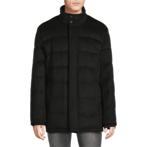 Cole Haan Wool Blend Down Jacket