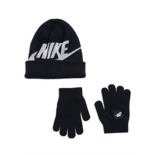 Nike Nan 2-Piece Logo Beanie & Gloves Set