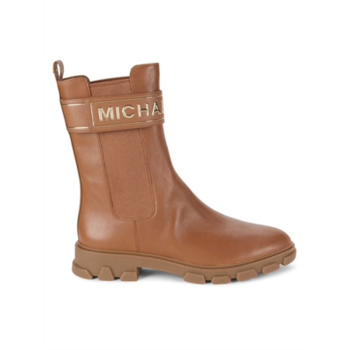 Michael Michael Kors Ridley Logo Mid Calf Boots