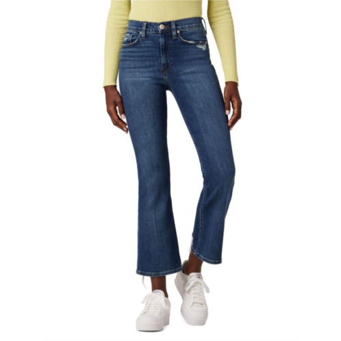 Hudson Barbara Cropped Boot Cut Jeans