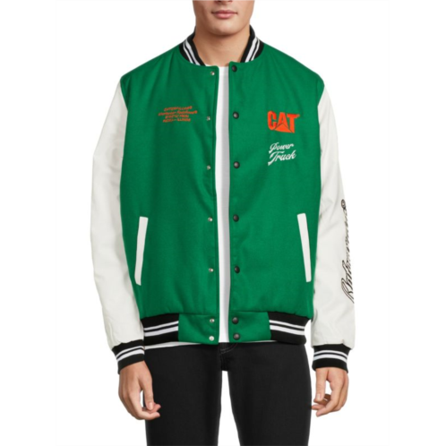 CAT Workwear Graphic Varsity Jacket