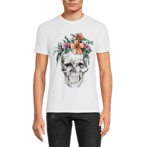 X Ray Floral Skull Tee