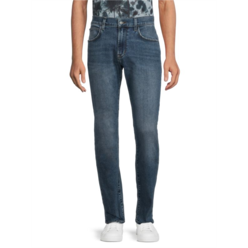 Hudson Byron High Rise Straight Jeans