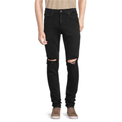 Hudson Slow Motion Skinny Slash Knee Jeans