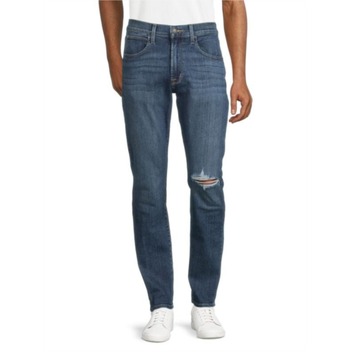 Hudson Blake Slim Straight Distressed Jeans