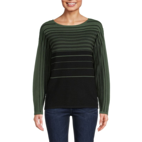 Tahari Stripe Dolman Sweater