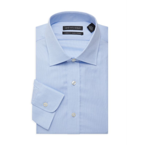 Saks Fifth Avenue Classic Fit Solid Dress Shirt