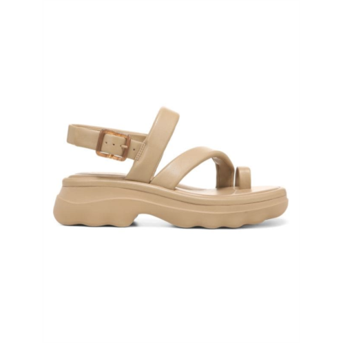 Vince Santa Cruz Leather Slingback Sandals