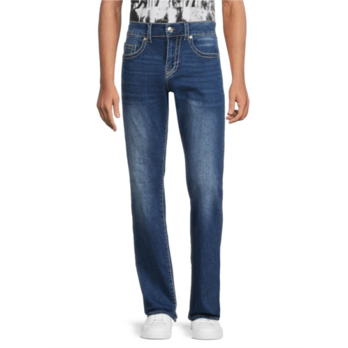 True Religion Ricky High Rise Relaxed Straight Jeans