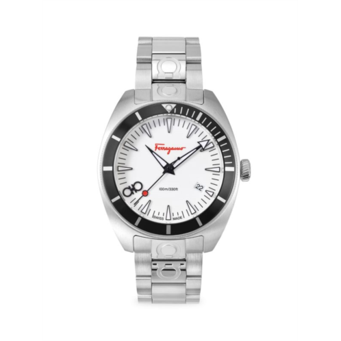 FERRAGAMO 41MM Stainless Steel Bracelet Watch