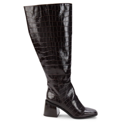 Sam Edelman Wade Embossed Leather Knee High Boots