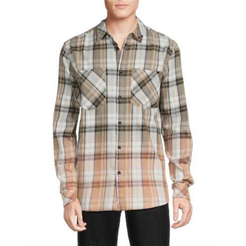 Eleven Paris Plaid Long Sleeve Shirt