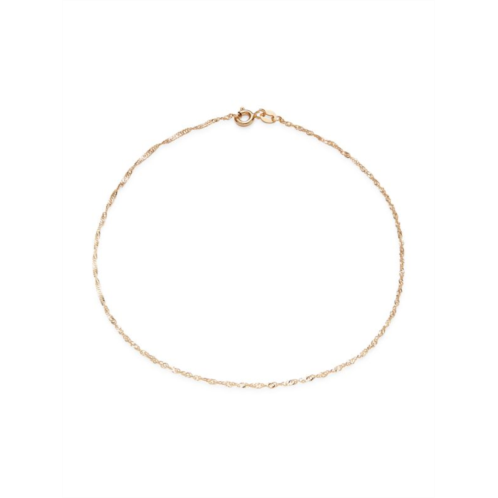 Saks Fifth Avenue Made in Italy 14K Yellow Gold Ankle Bracelet