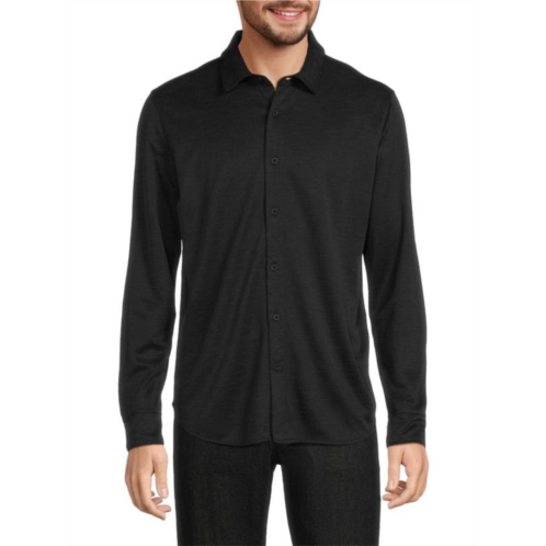 Saks Fifth Avenue Solid Shirt
