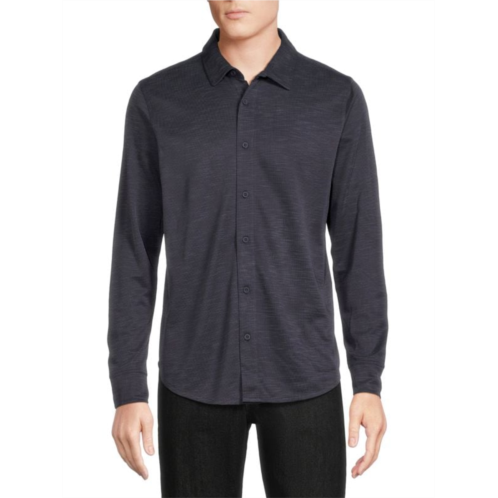 Saks Fifth Avenue Solid Shirt