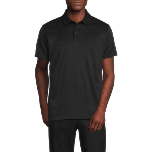 Saks Fifth Avenue Solid Polo