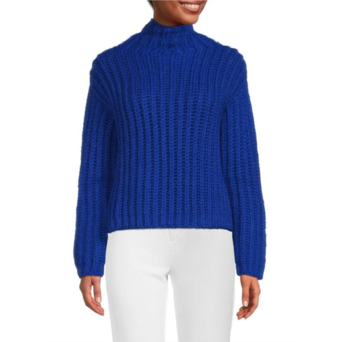 REDValentino Ribbed Wool & Mohair Sweater