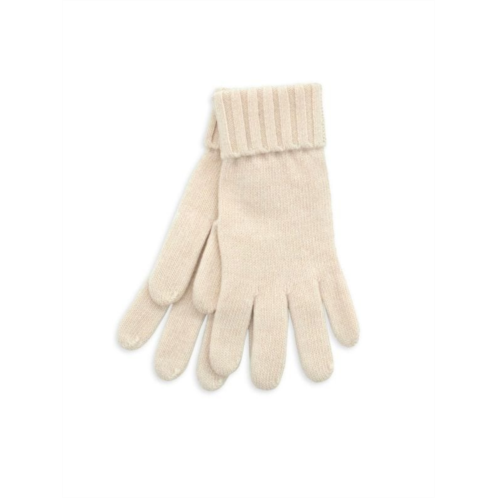Portolano Rib Trim Cashmere Gloves