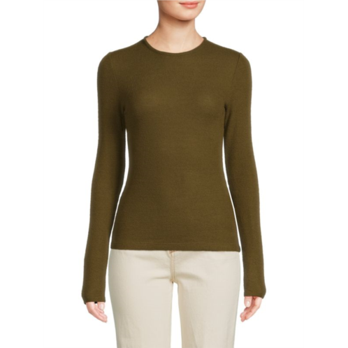 Vince Solid Wool Blend Sweater
