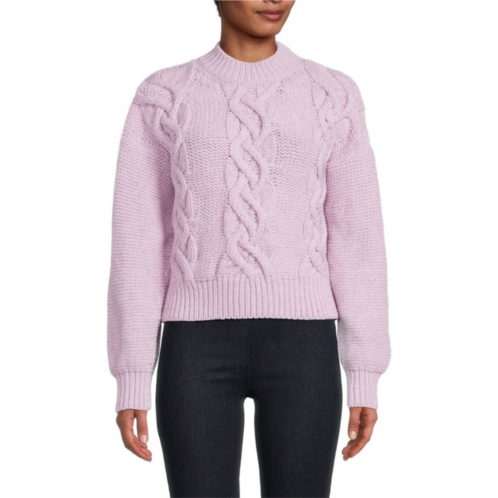IRO Herina Cable Knit Wool Blend Sweater