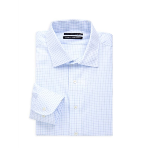 Saks Fifth Avenue Classic Fit Checked Dress Shirt